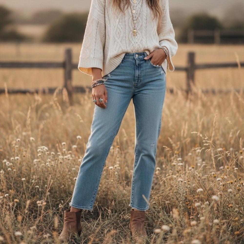 J.Crew Womens Slim Boyfriend Jeans 31 Light Wash Raw Hem Distressed Denim 90's